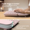 Nulea RT05 Wireless Ergonomic Keyboard, Split Keyboard with Wrist Rest,