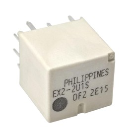 Relay EX2-2U1S (Pack of 4), 12VDC 30A 10 Pins Relay - Reliable PC-Board Mount Type Relay