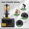 CHEFJOY Cold Press Juicer, 5.3" Wide Feed Chute Easy to