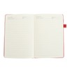 A5 Lined Notebook Portable PU Leather Hardcover Notebook with Elastic