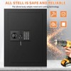 33.46" Tall Fireproof Wall Safes Between the Studs 16" Centers,