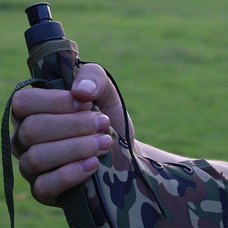 Outdoor Water Bottle 800ml Water Kettle Sports Bottles with Shoulder