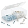 Qualihome Small Mini N.6 Plastic Self Drilling Drywall Anchors with