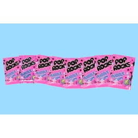 Pop Rocks Bubble Gum Bulk (0.33oz) - 72 Pack of Bubblegum Flavored Poprocks - Retro Crackling Rock Candy - By Dr. Variety
