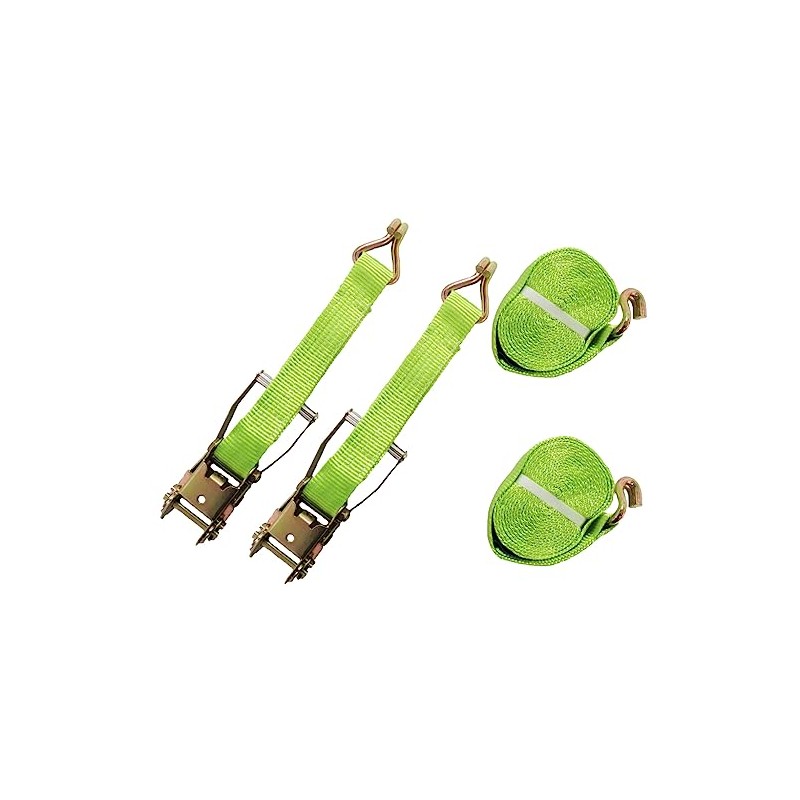Ratchet Straps 50MM 12M 5T X2 (Tie Down Heavy Duty
