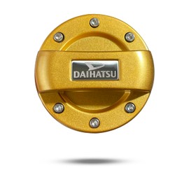 Rare Handmade Daihatsu Fuel Cap Cover DAIHATSU Gasoline Fuel Spout Cap Cover (Gold)