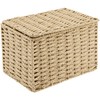 Chidorisangyou Storage Box, Beige, W 9.1 x D 6.3 x
