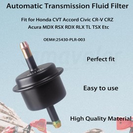 Amavoler Automatic Transmission Fluid Filter Fit for Honda CVT Accord Civic CR-V CRZ Acura MDX RSX RDX RLX TL TSX Etc. OEM#: 25430-PLR-003.
