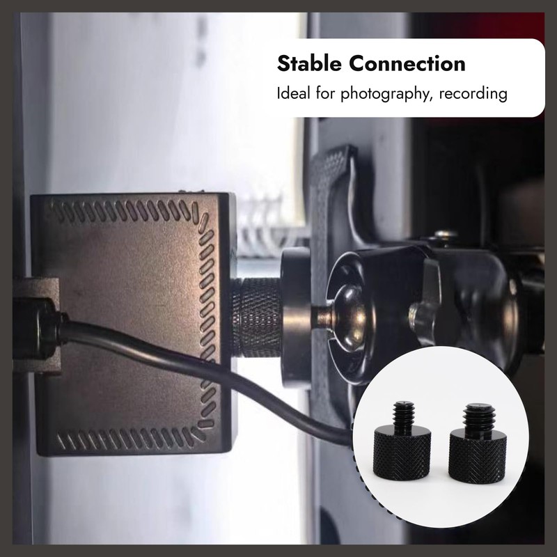 Pack of 6 Tripod Adapters 1/4 to 3/8 Inch Thread