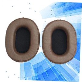 COHEALI 1 Pair Replacement Ear Pads Cushions for Headphones Comfortable Brown Earmuffs Durable Soft Compatible with Mx for Enhanced Listening