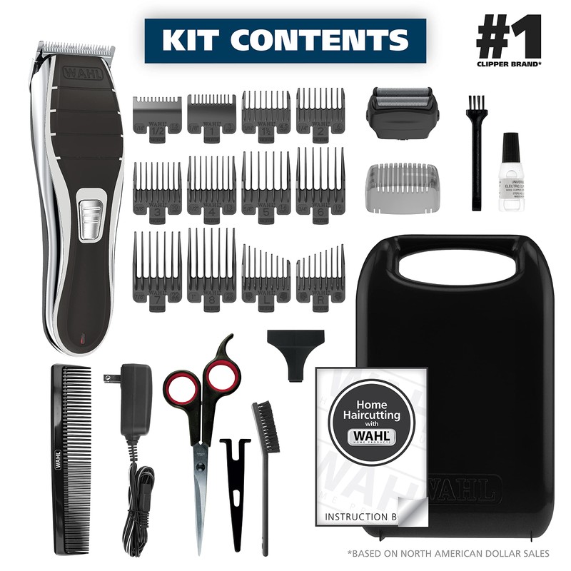 Wahl Clipper 2-in-1 Shaver and Hair Clipper Lithium-Ion Rechargeable Cord