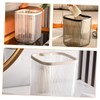 CAXUSD 2pcs Mini Desktop Trash Can Compact Plastic Waste Basket