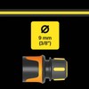 Fiskars Hose Connection, Universal Size, Diameter 9 mm (3/8 Inch),
