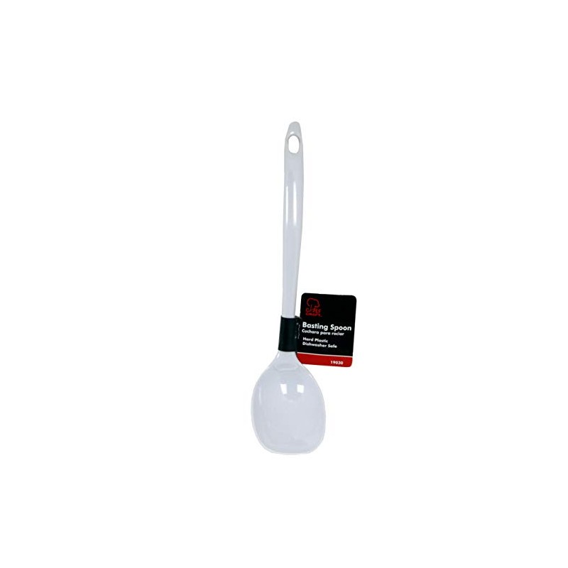 Chef Craft Basic Melamine Basting Spoon, 11.25 inch, White