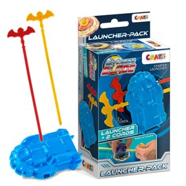CRAZE Blade Launcher Pack for Battle Spinner Starter + 2 x Rice Lines for Blade Spinning Top Metal Children's Toy Boys Spinning Top for Children Bayblayd Children's Spinning Top 39922