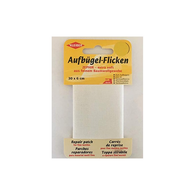 Kleiber Iron-On Patches, 30 x 6 cm, Extra Soft -