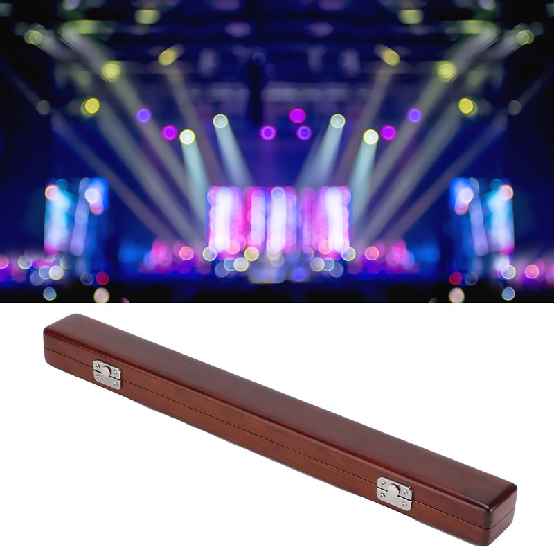 Baton Box Band Playing Guide Rod Wooden Protective Storage Case