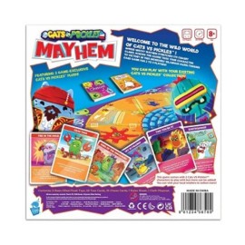 Cats Vs Pickles Cvp Mayhem Board Game Fun Toss And Draw Family Party Game