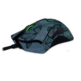 MightySkins Skin Compatible with Razer Deathadder Elite - Dark Butterfly | Protective, Durable, and Unique Vinyl Decal wrap Cover | Easy to Apply, Remove, and Change Styles | Made in The USA