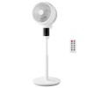 9 Inch Quiet DC Motor Pedestal Fan 80 Degrees Oscillation