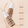 Bases Maquillaje Corrector Líquido Base Líquida Natural Cobertura Total Control