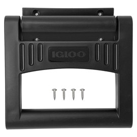 Igloo Rugged 4-Hole Cooler Handle & Bracket - Made in The USA - for Party Bar, Polar 120 Qt, and 90-100 Qt Sized Ice Chests, Black