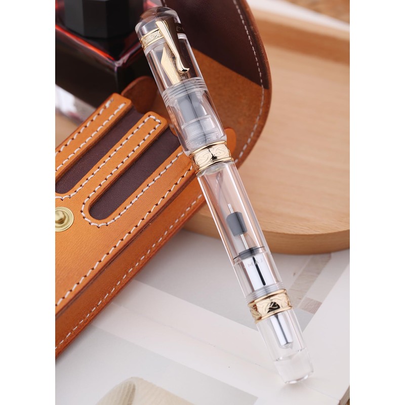 erofa Majohn C5 Vacuum Fountain Pen Medium Nib Large Capacity