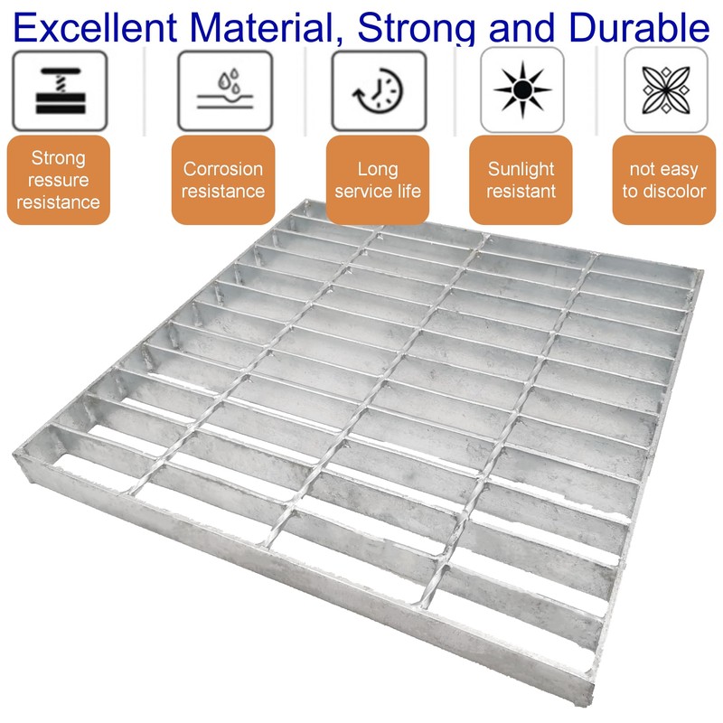 DuuMuut Galvanized Steel Drain Grate 16x16 in for Vodaland Catch