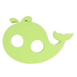 EVA Float Stick Connector 2 Holes Swimming Training Pool Exercise Equipment Whale Shape Green