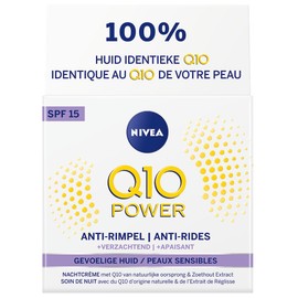 NIVEA, Q10 PowerSensitive Tagescreme mit LSF 15 50 ml