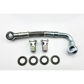 PB Coolant Water Feed Line W/Fittings Compatible For Dodge 6.7L Cummins 07-12 Replaces 4934800