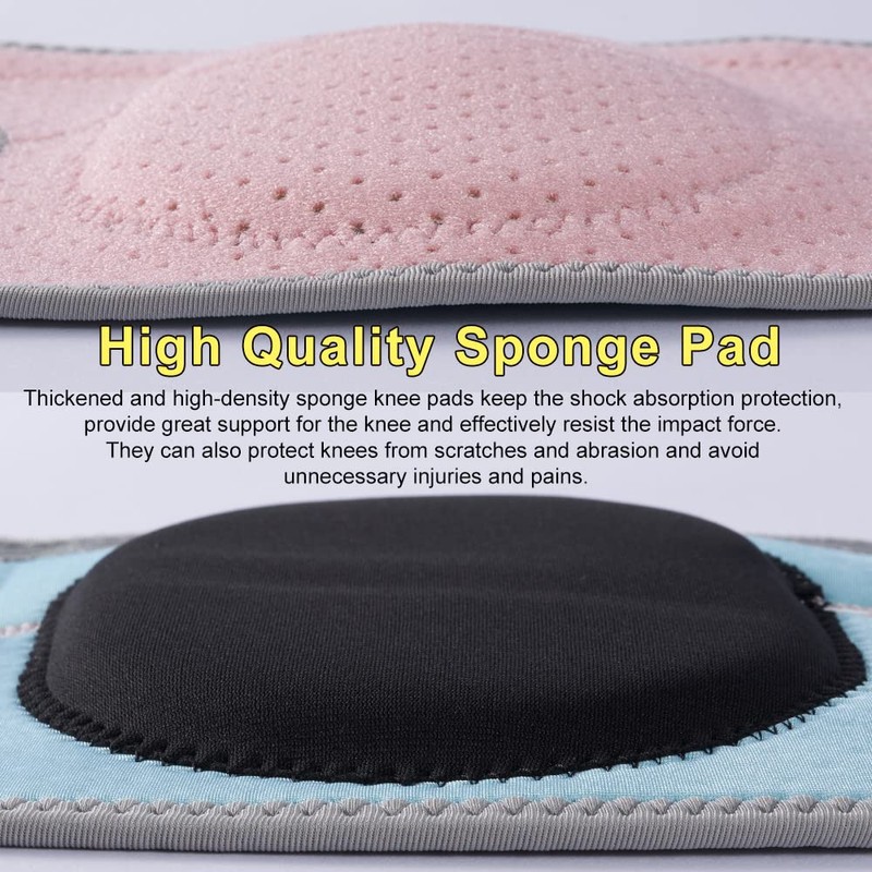 HUEGLO Sponge Knee Pads for Dancers,Kids Volleyball Knee Pad Protective