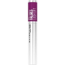 Maybelline The Falsies Lash Lift Mascara para Pestañas, Efecto Lifting Instantáneo con Volumen y Longitud, Fórmula Lavable, Tono Blackest Black, 8.6 m