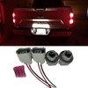 PMFCA 2Pcs Rear License Plate Light Connector Socket and Plug