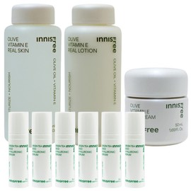 Innisfree Olive Vitamin E Real 3 types (skin + lotion + cream)+ / 이니스프리 올리브 비타민 E 리얼 3종구성(스킨+로션+크림)+