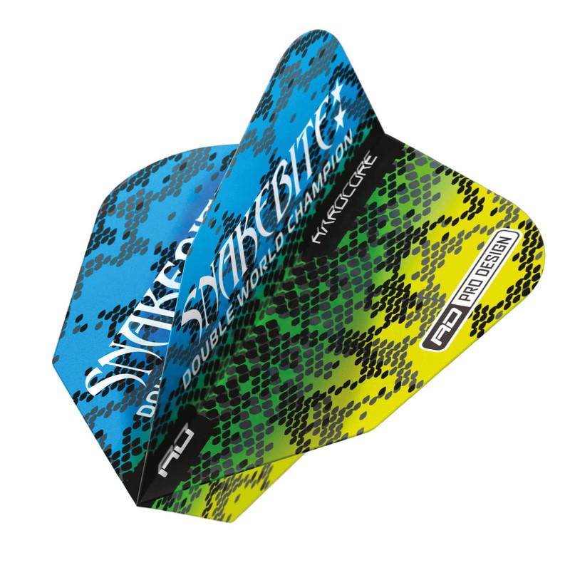 RED DRAGON Peter Wright Snakebite V-Standard Multi Snakeskin Red Dart