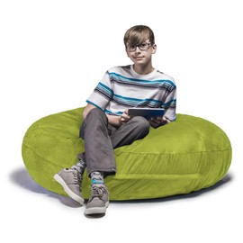 Jaxx 4 ft Cocoon Bean Bag Chair, Lime