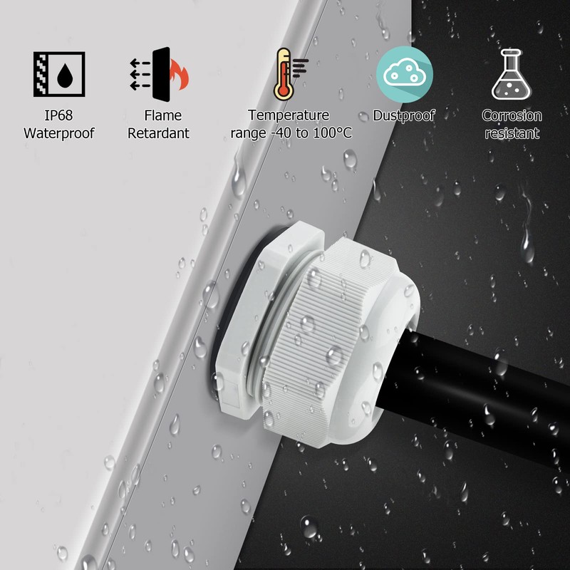 10 Pack Cable Glands M25, Hanibos IP68 Waterproof Cable Glands