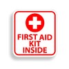 1st First Aid Kit Inside Stickers Decal Self Adhesive Vinyl
