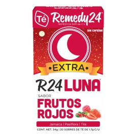 Té Remedy24 Luna Extra Frutos Rojos 20 Sobres 34 Gramos