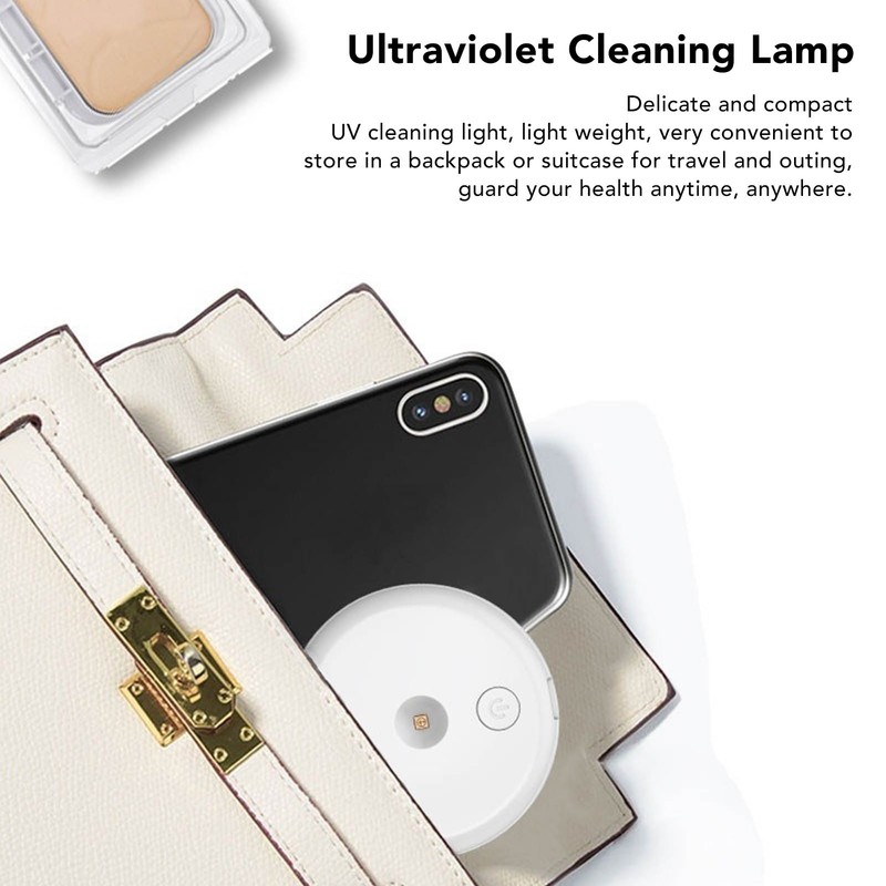 UV Cleaning Lamp USB Charging Safe Portable UVC Light Cleaner
