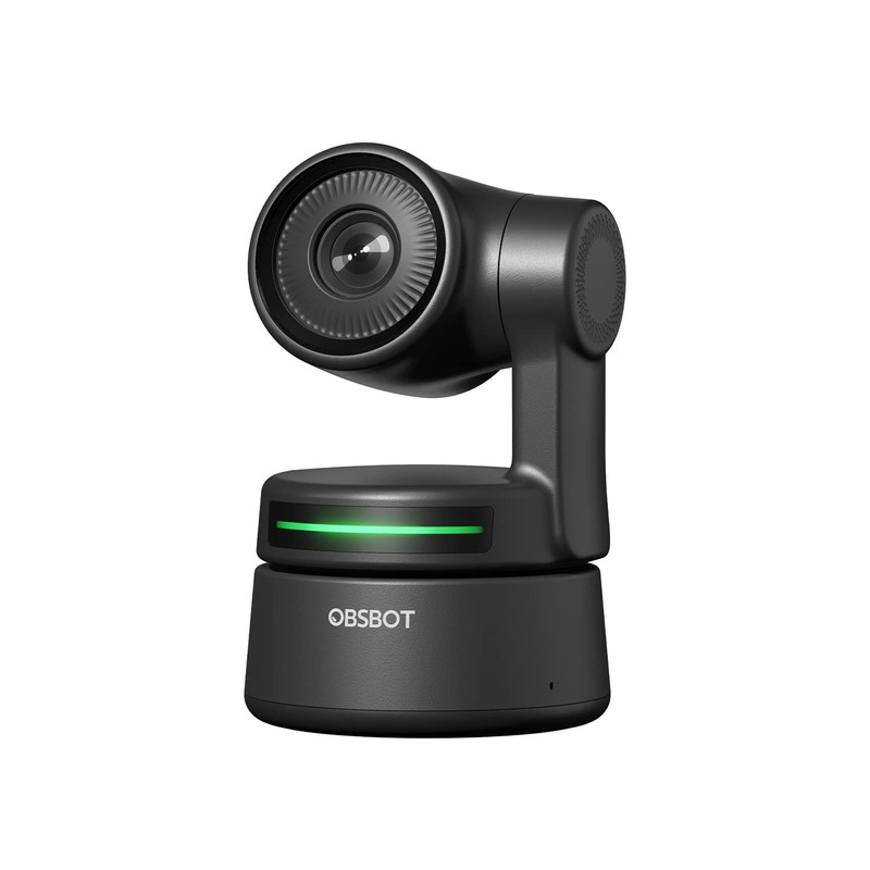 OBSBOT Tiny Webcam 1080P PTZ, AI-Powered Tracking & Auto Focus,
