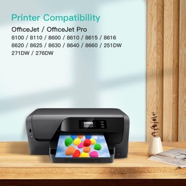 AXESET Compatible 950XL 951XL Ink Cartridges Combo Pack Replacement for HP OfficeJet Pro 8600 8610 8620 8100 8630 8660 8640 8615 76DW 251DW, Black, Cyan, Magenta, Yellow, 4-Pack