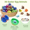 VABAO 36 pcs 3D Printed Animal Figurines Set, Articulated Animal