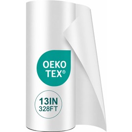 DTF Transfer Film Roll 13" x 328FT,Double-Sided Matte PET Heat Transfer Film,Oeko-TEX® Certified,Hot & Cold Peel,Dtf Paper Compatible with Most DTF Inkjet Printers,for T-Shirts & Textiles
