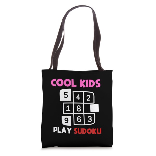 Cool Kids Sudoku Tee | Fun Puzzle Tote Bag
