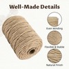 Corda in Juta Naturale spessa 4 mm 100 m, Spago