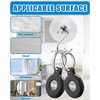 LOZTBUE 8 Threaded Suction Cups, Suction Cup Holder for Electronic