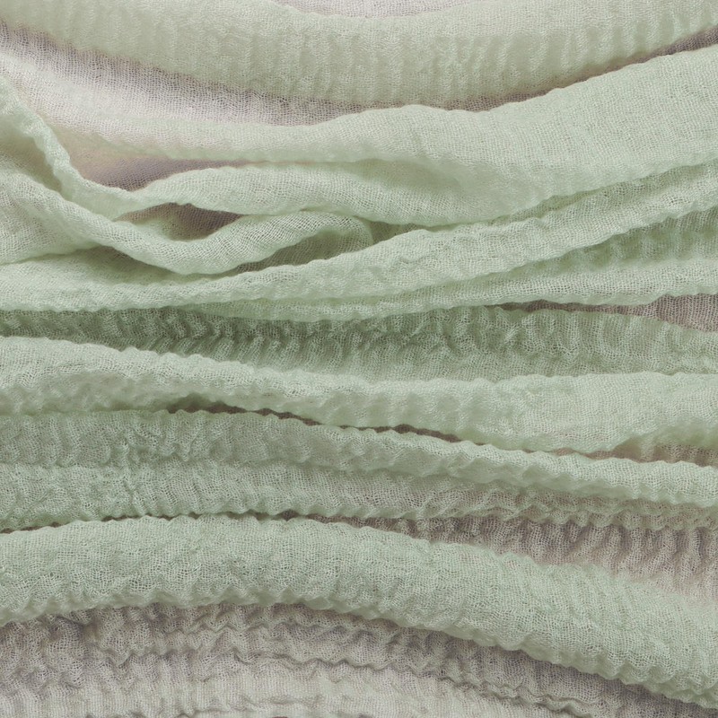 Cheesecloth Table Runner, Sage Green Cheesecloth Table Runner Rustic Gauze