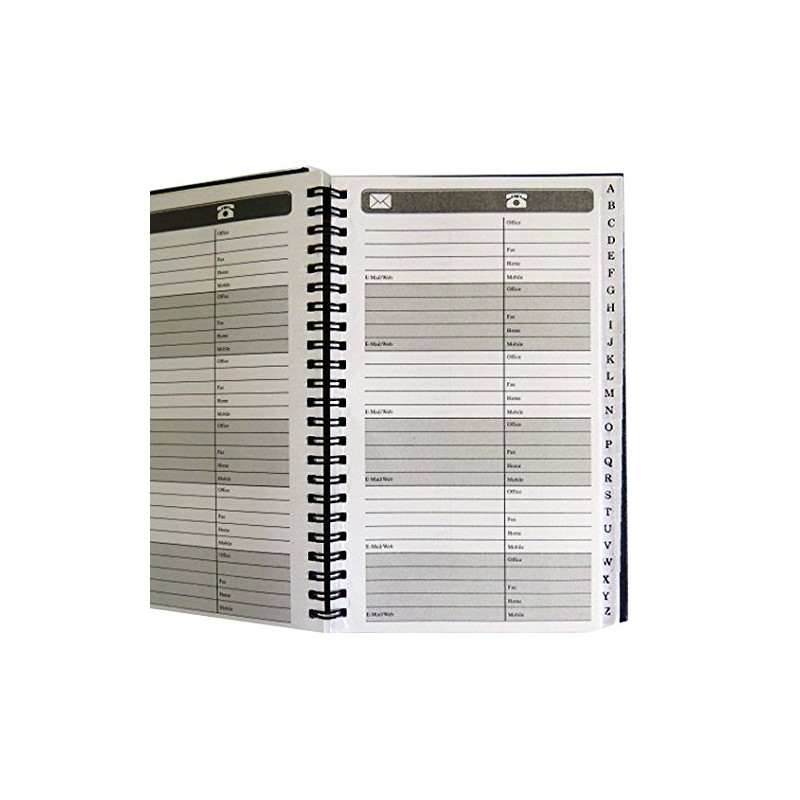 A-Z Strong Address and Telephone Wire Bound Index Book -